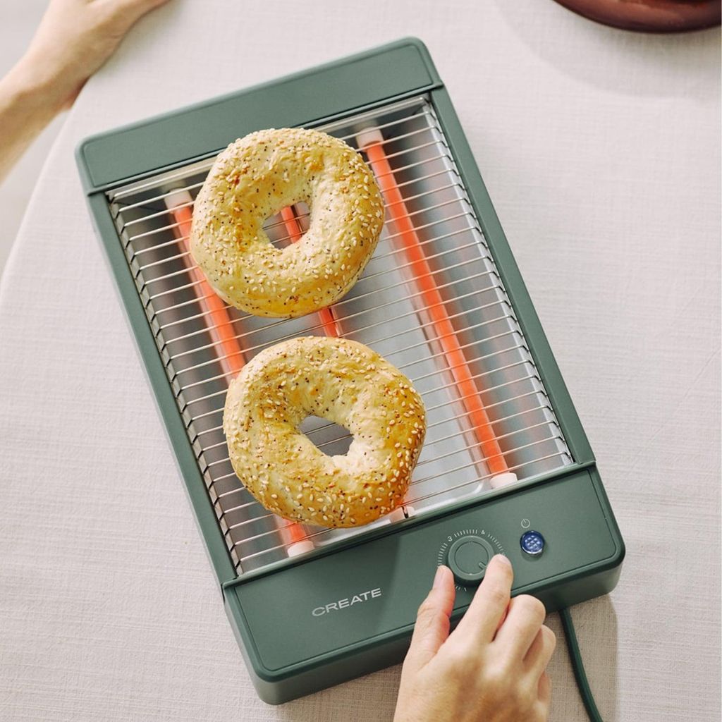 CREATE - TOAST STUDIO FLAT - Horizontaler Edelstahl-Toaster Produktbild 