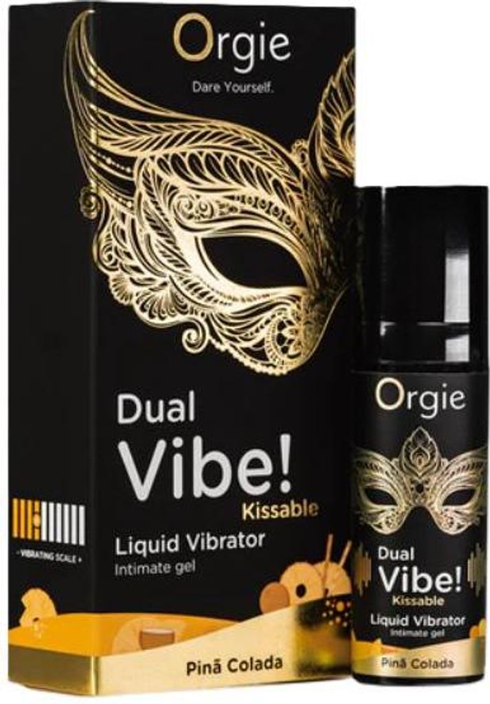 Orgies - Dual Vibe! Flüssigvibrator 15 ml - Pina Colada Produktbild 