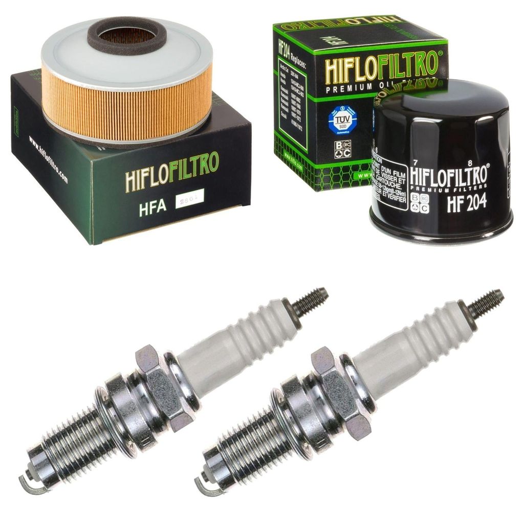 Service-Kit für Kawasaki VN 800 A 1995-1999 Luftfilter Ölfilter Zündkerzen von pamoto - Neu