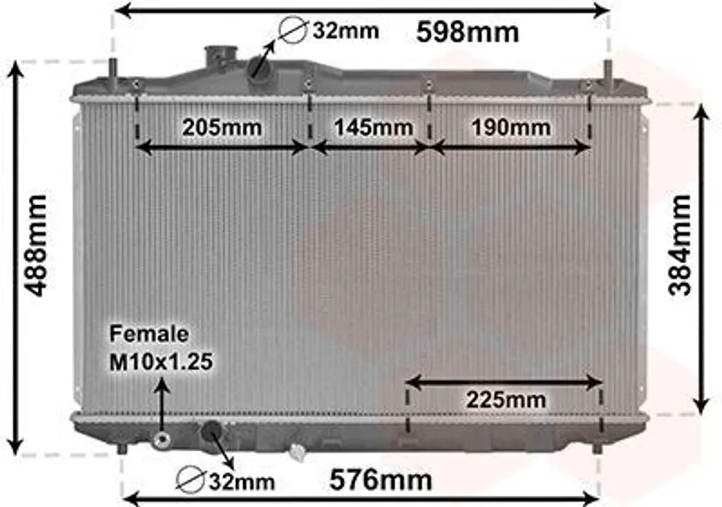 Refroidisseur moteur pour Honda Civic VIII : idéal pour long trajet