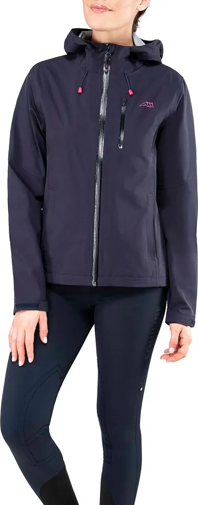 Veste de Pluie Respirante Chamilla Equiline Windstopper Navy pour Femme