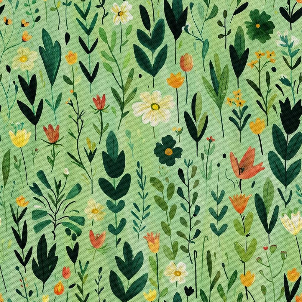 OUTDOOR DEKOSTOFFE OXFORD - Motiv Frühling I DX7689