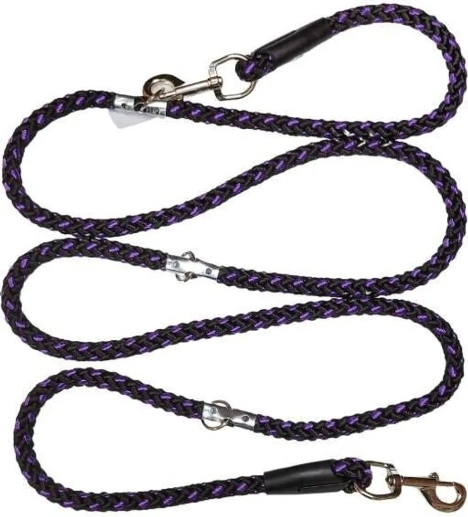 Guinzaglio Addestramento Palkar 250x10mm | Commutabile Nero Viola - 2