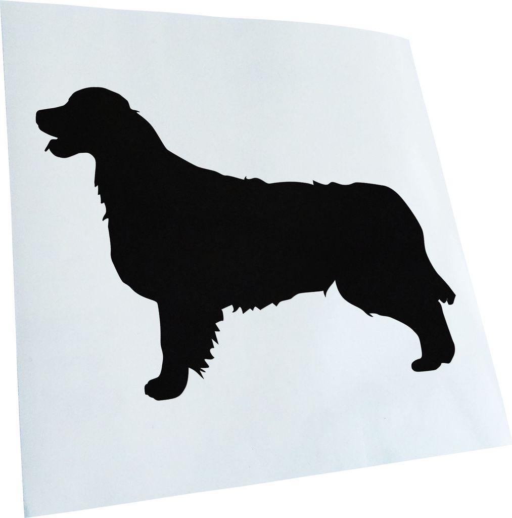 Kiwistar - Autoaufkleber - Golden Retriever Hunderasse Heckscheibenaufkleber - Aufkleber für Auto Kfz Fahrrad, LKW, Truck Mofa