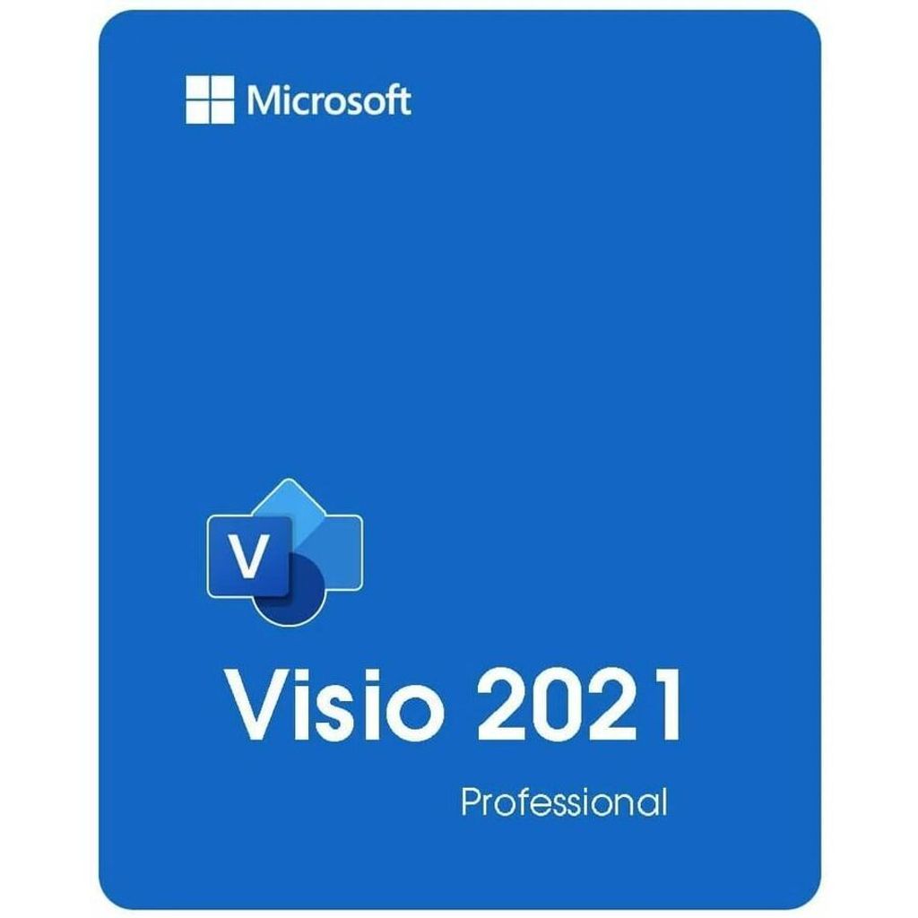 Microsoft Visio Professional 2021, Office-Paket, 1 Lizenz(en), Elektronischer Software-Download (ESD), Mehrsprachig, Windows 10, Windows 11, 4000 MB