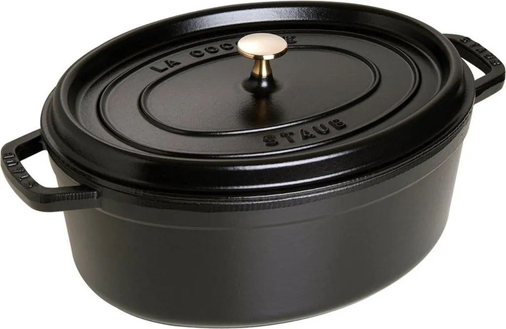 Staub Cucinando Cocotte Mini Oval 11 cm - Eleganza in Ghisa Nera