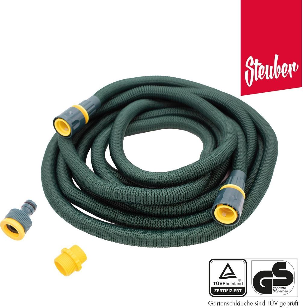 Steuber Flexibler Gartenschlauch Platinum GREEN mit 8 Produktbild 3
