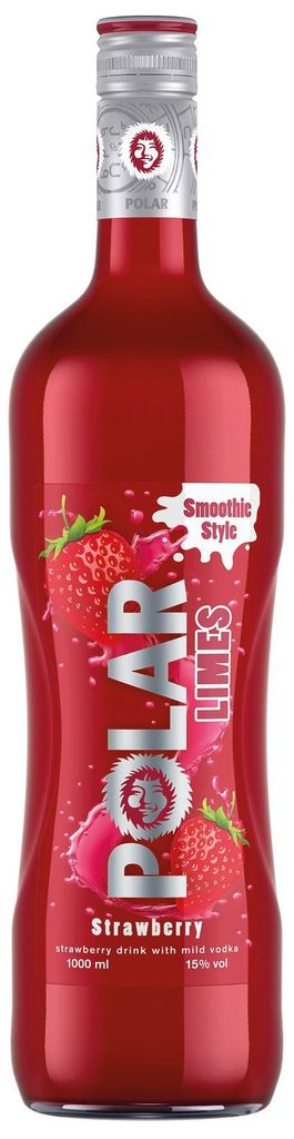 Polar Limes Strawberry 15 % Vol. Obrázek produktu 