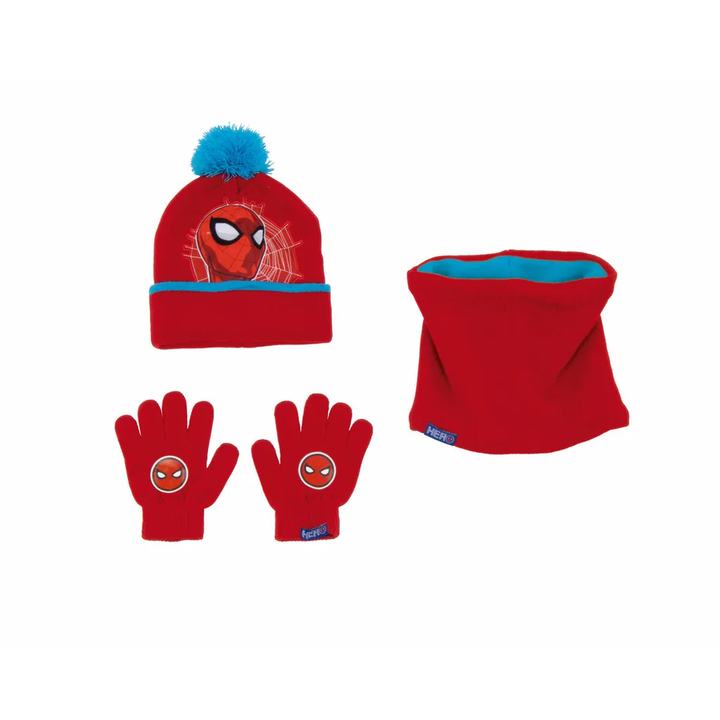 Cappello, guanti e sciarpa di Spiderman Great Power