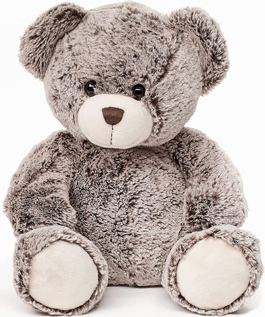 Uni-Toys - Teddybär, superweich (dunkelbraun) - 24 cm (Höhe) - Plüsch-Bär, Teddy - Plüschtier, Kuscheltier