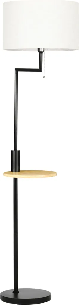 Lampadaire HOMCOM avec tablette intégrée et port USB pour salon - 40W