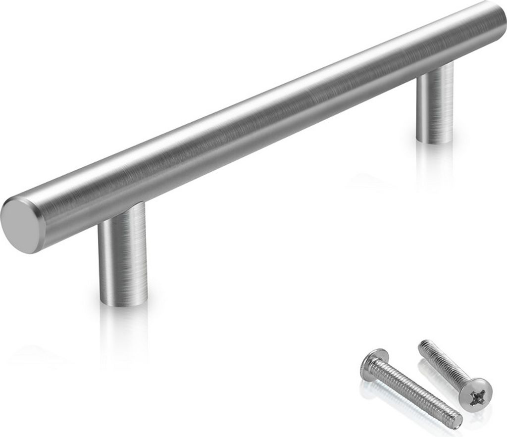 Jiubiaz Möbelgriffe Schrankgriffe Küche Schrankgriff Bad Küchengriff Büro Türgriff 220*160*10MM 50 Stück