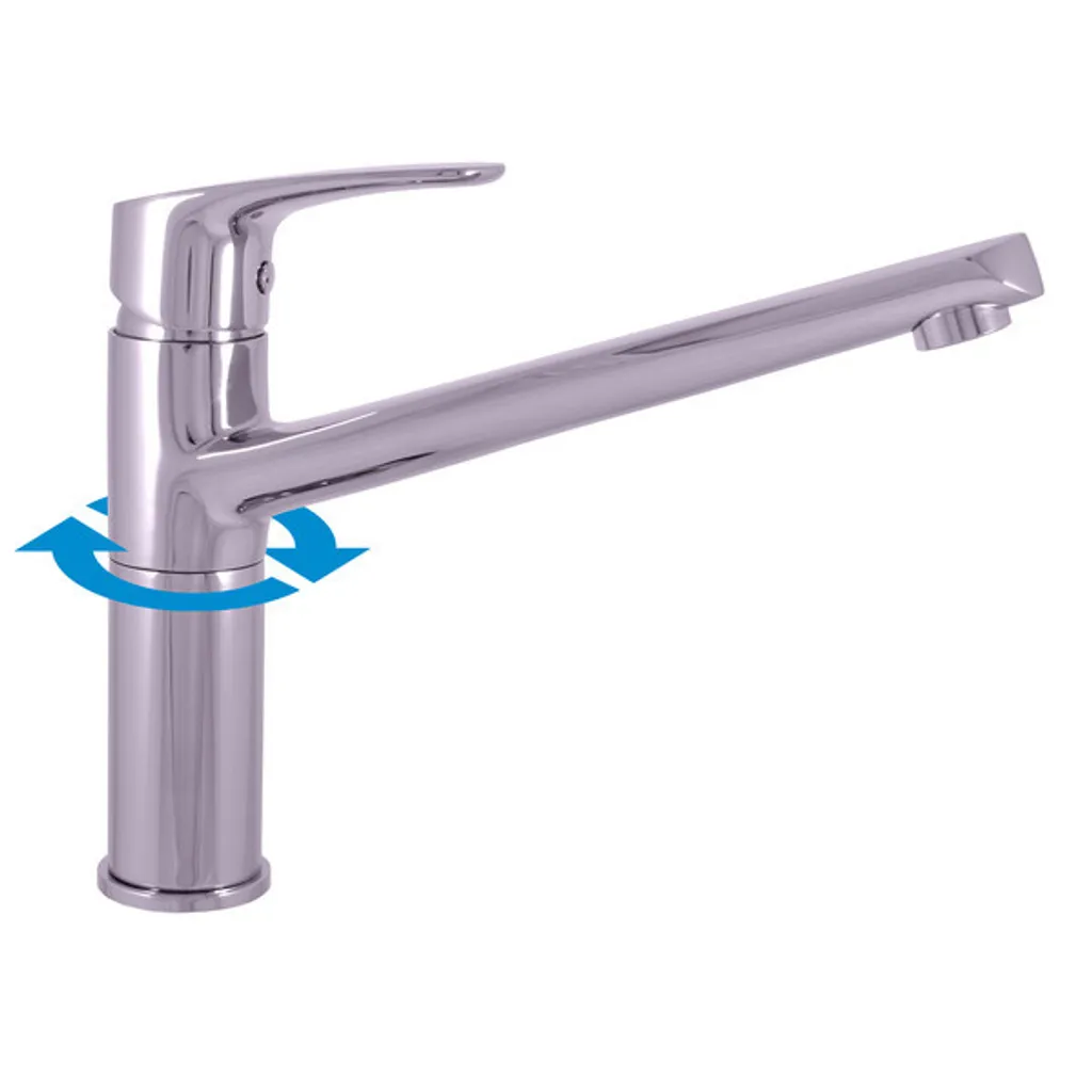 Slezák-RAV AMUR AM704.5 : Mitigeur d'évier flexible chromé 3/8 professionnel