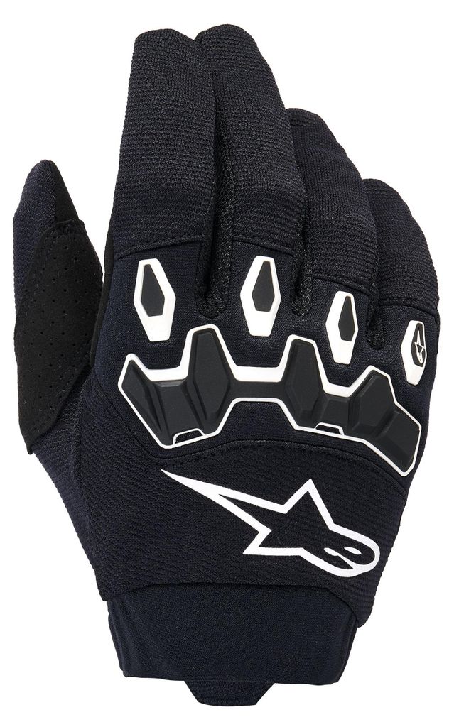 Alpinestars Full Bore V2 Jugend Motocross Handschuhe, schwarz/weiß, XS