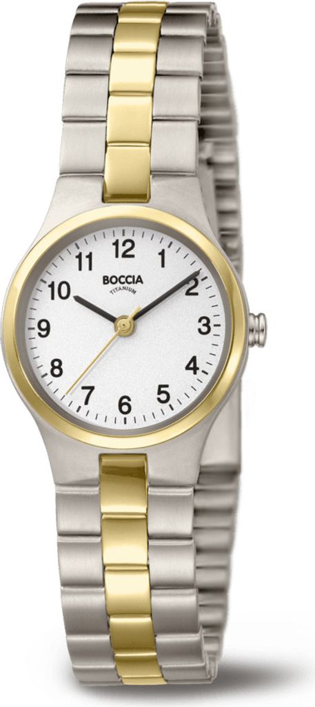 Boccia Damen Armbanduhr 3082-05 Classic Titan bicolor Produktbild 