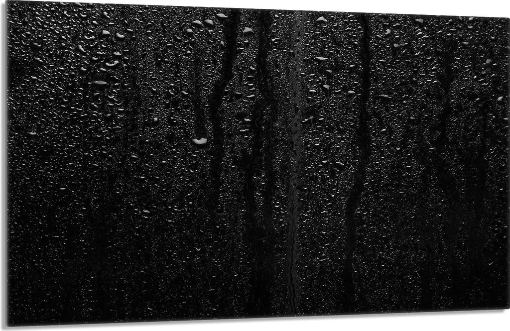 Piastra Copertura Piano Cottura 80x52 cm | Vetro Ceramica Nero Gocce