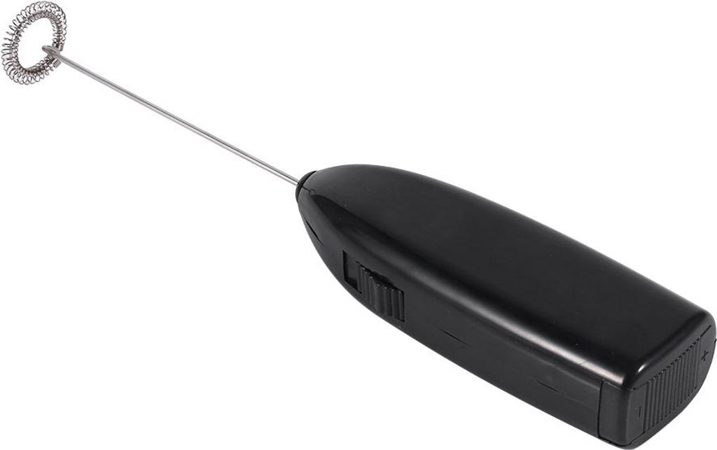 Küche Mini Milchaufschäumer Getränk Kaffeeschäumer Elektrischer Schneebesen Mixer Rührer Schneebesen Schwarz