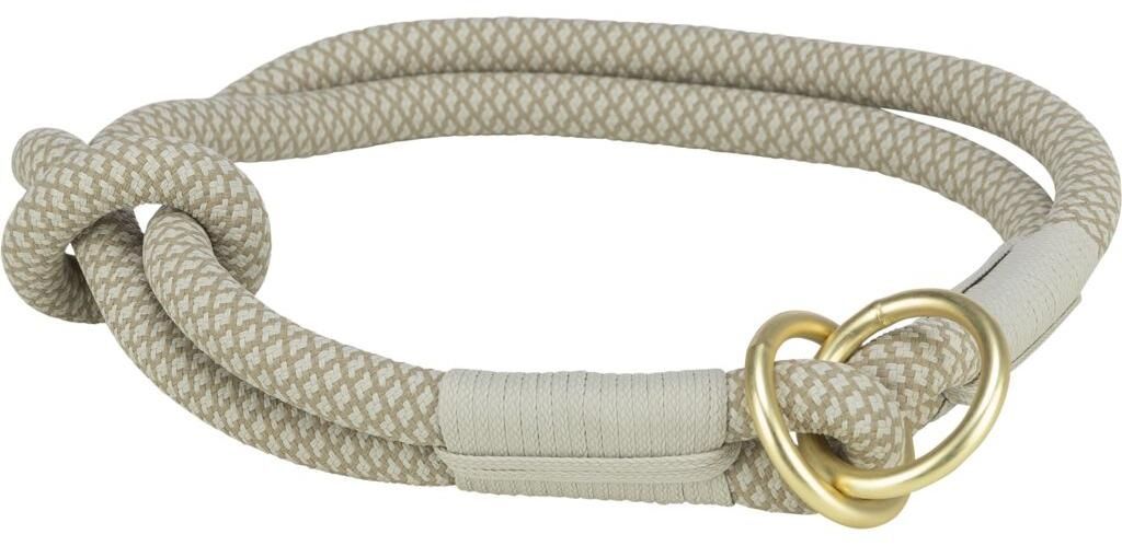TRIXIE Soft Rope Zug-Stopp-Halsband - grau/hellgrau - 55 Produktbild 