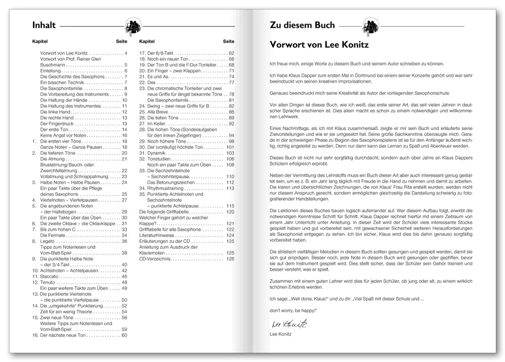 Das Saxophonbuch Version Eb : Méthode Saxophone Alto avec CD et Partitions