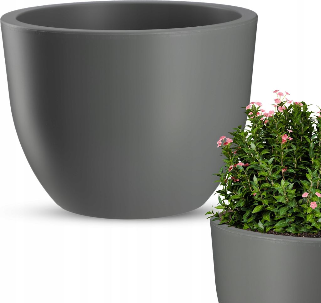 Vaso da fiori KADAX "Rafat", fioriera rotonda, vaso per Immagine del prodotto 