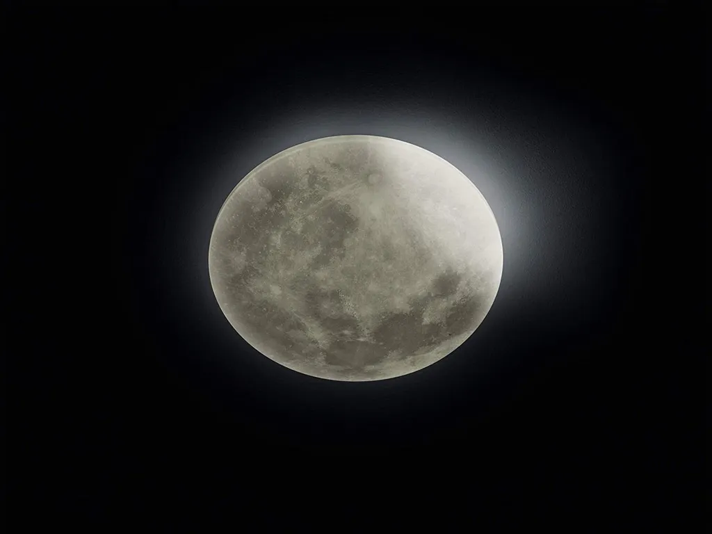 Plafonnier LED Dimmable LUNAR Effet Phase de Lune et Mode Veilleuse - 11