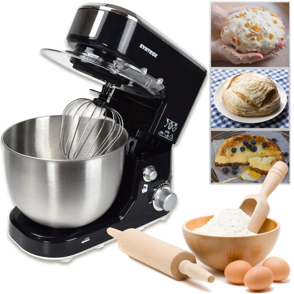 Recensione Syntrox Germania 5L Nero - La Migliore Impastatrice per Pizza