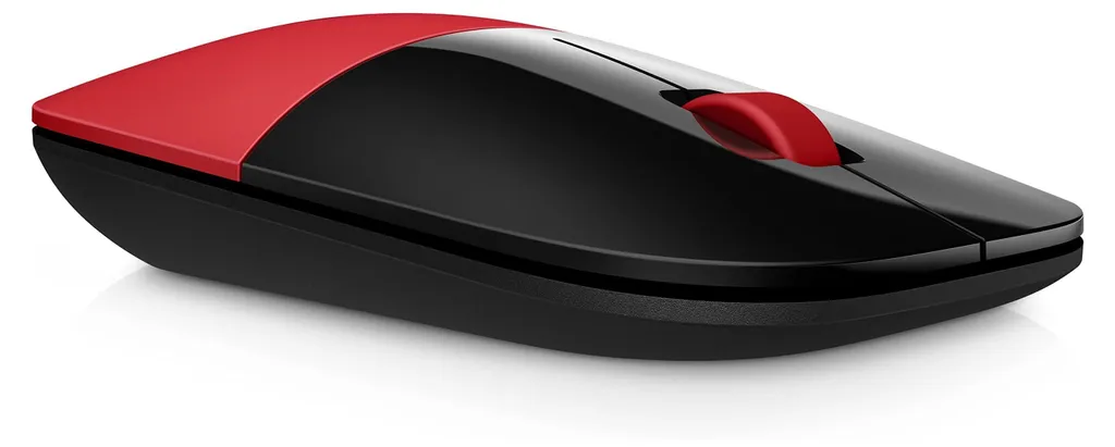 Souris HP Z3700 Sans Fil Rouge - Design Ultra-Mince et Autonomie 16 Mois