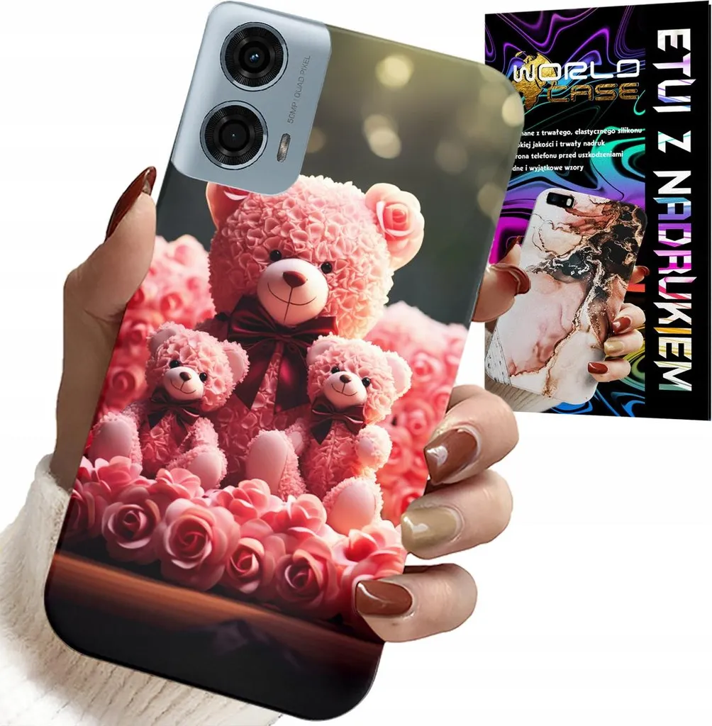 Custodia per Motorola Moto G35 - Famiglia di roselline regalo +Folio