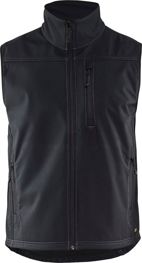 Blakläder Softshell Weste 8170 2515 in diversen Farben, Farbe:schwarz, Größe:2XL