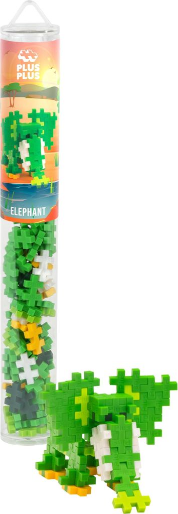 Plus plus plus-plus olifant: 100 stuks tube (4323)