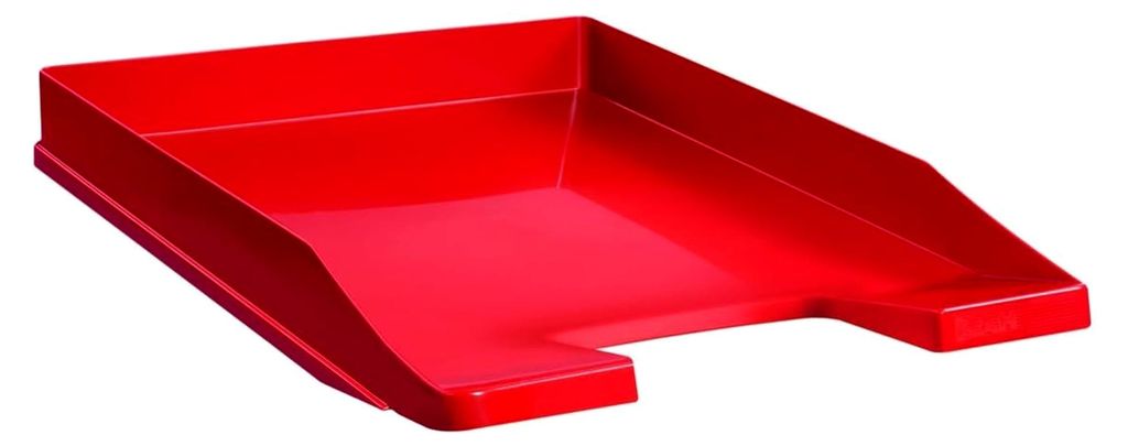 Briefablage JUNIOR, DIN A4/C4, flach, stabil, stapelbar, rot