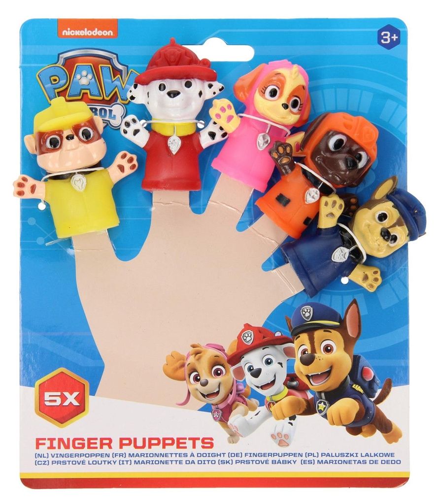 Pupazzi da dito Paw Patrol 5 pezzi Immagine del prodotto 