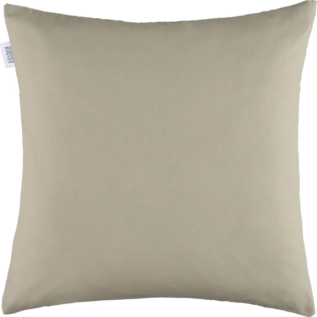 Housse de coussin beige 45x45 Perform textile robuste de haute qualité