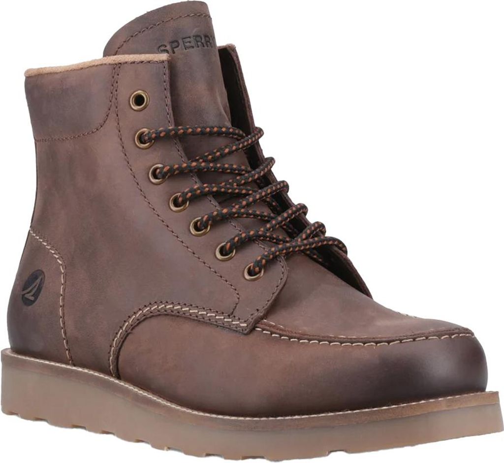 Sperry - "Boston" Stiefel für Herren, Leder FS12284 (40,5 EU) (Braun)