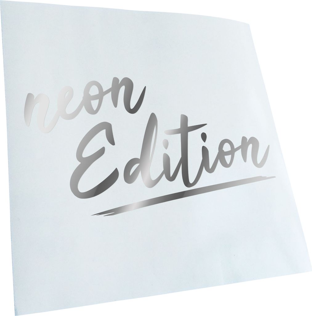 Kiwistar - Autoaufkleber - Neon Edition - Chrom - 40x21cm - Aufkleber für Auto, Laptop, Fahrrad, LKW, Motorrad mehrfarbig JDM Decal Racing