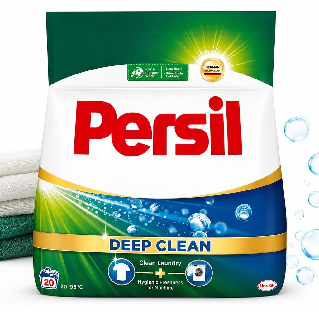 Persil Deep Clean, regularny proszek do prania, 1,1 kg – Zdjęcie produktu 