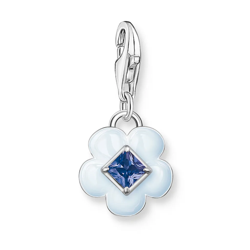 Charm Fleur en Argent Sterling 925 Thomas Sabo Finition Brillante