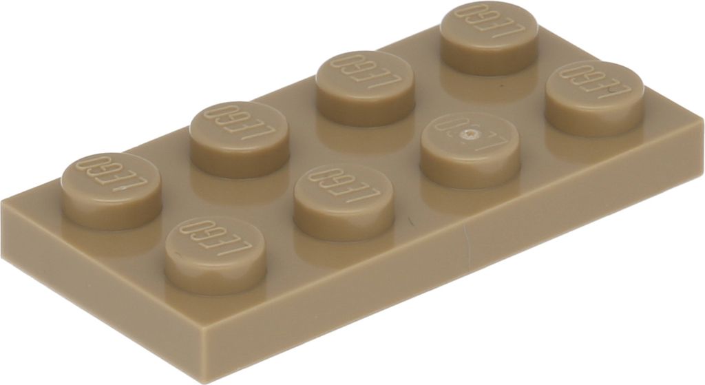 Lego 250 Stück 3020 Platten Plates 2x4 Part Basic 250 Dunkles Beige