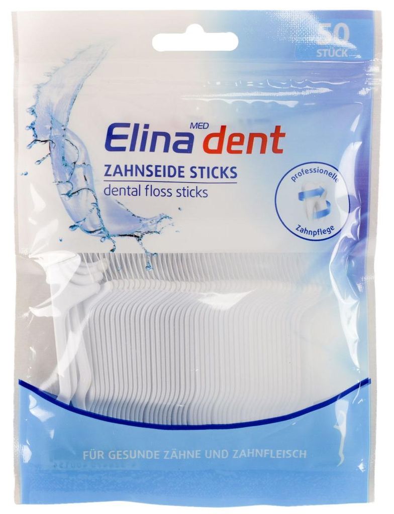 50x Zahnseide Sticks Zahnpflege Zahnseide Zahnreinigung mit Produktbild 