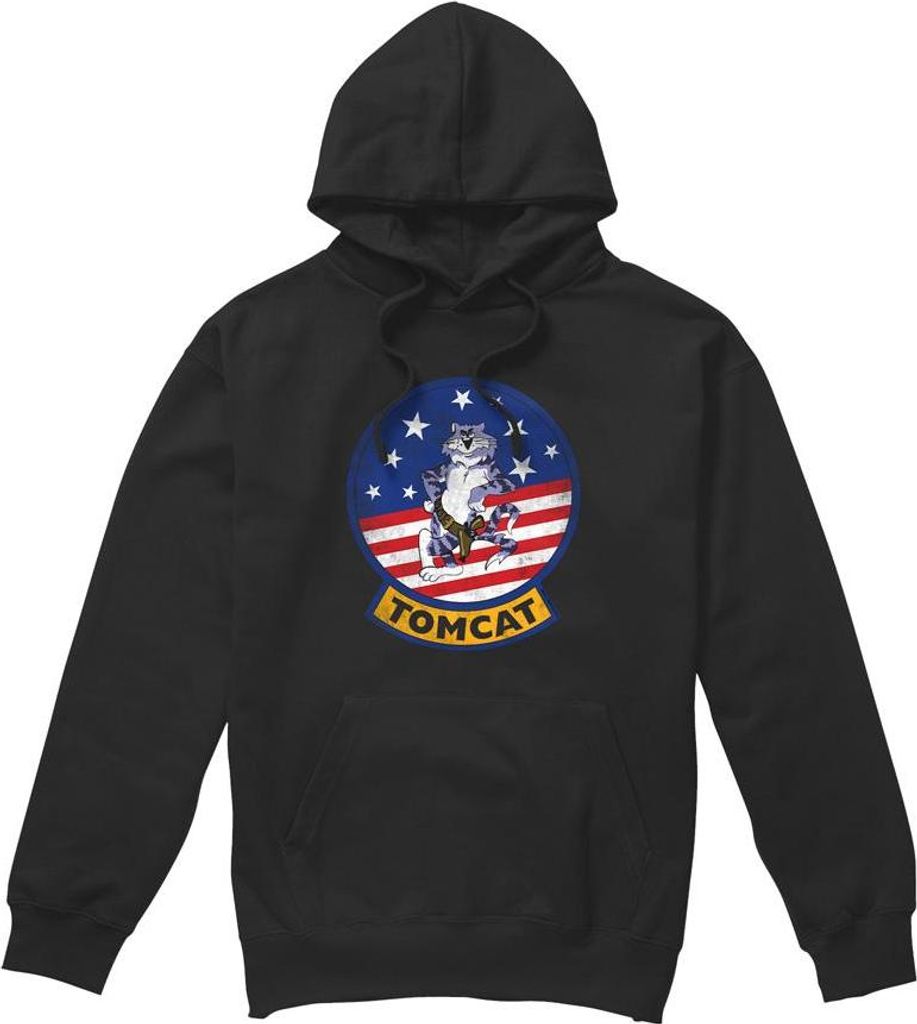 Top Gun - "Tomcat" Kapuzenpullover für Herren TV8960 (M) (Schwarz)