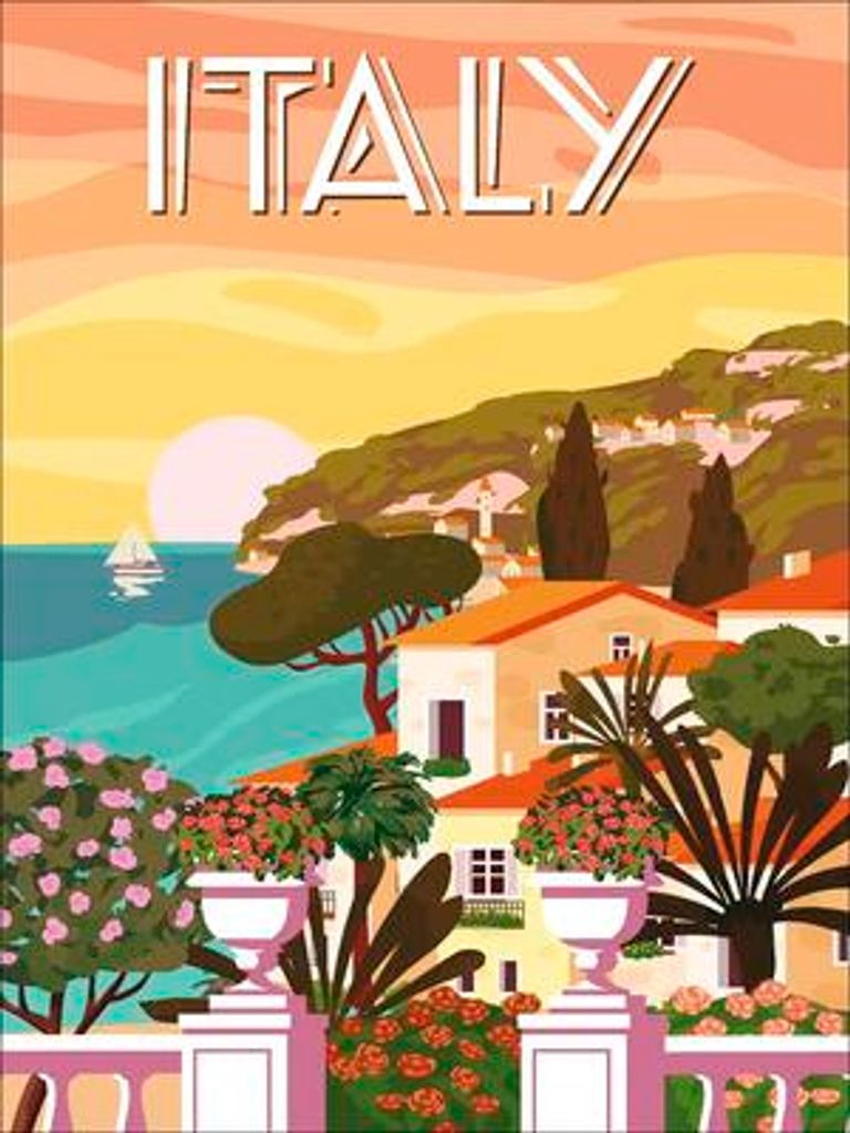 Leinwandbild Italy I 57x77 cm