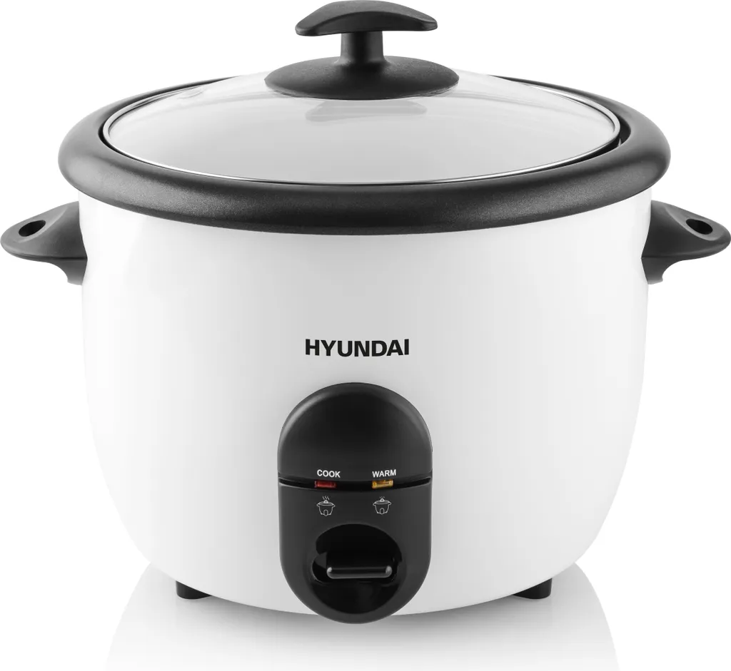 Cuociriso Hyundai HYURC150 I 460W I 1200g di riso I Mantenimento automatico della temperatura I Blocco di sicurezza I Funzione Keep warm
