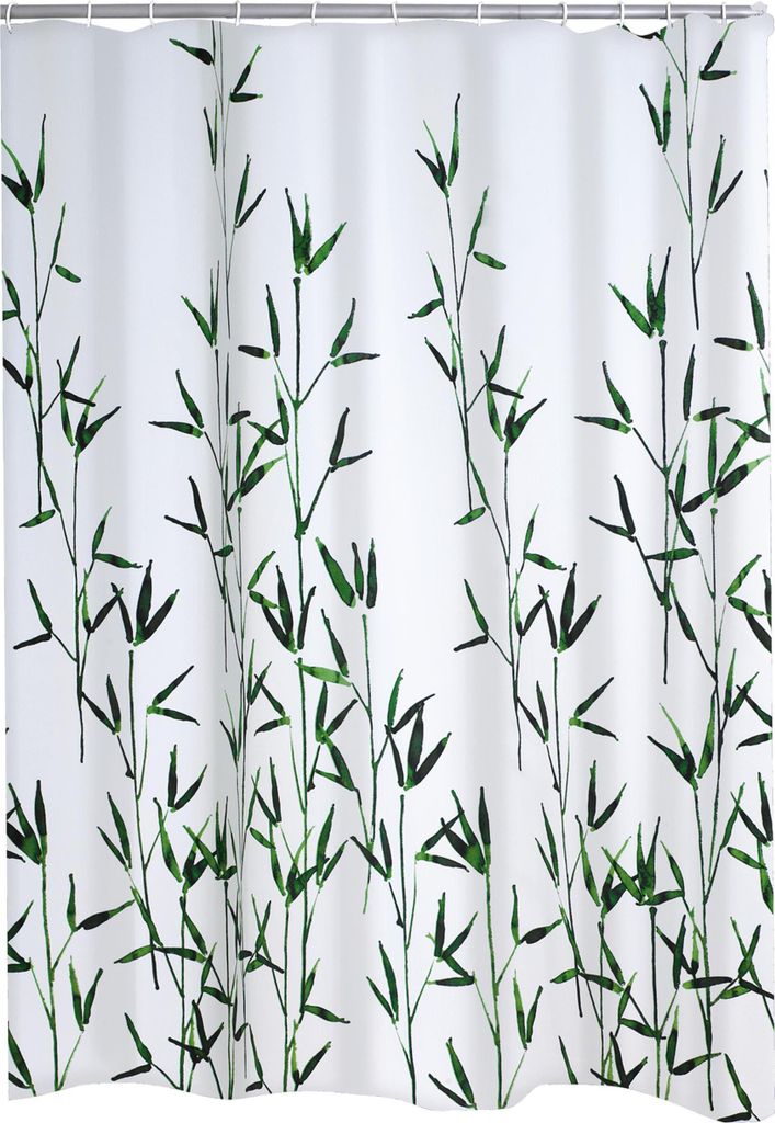 Ridder Duschvorhang Textil Bambus 180x200 cm grün 47305