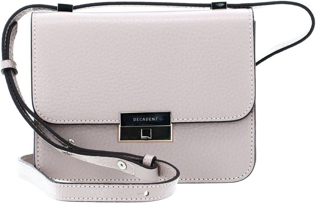 DECADENT Leder Umhängetasche Abendtasche Rhea Small Cross-Body Bag Rose rosa