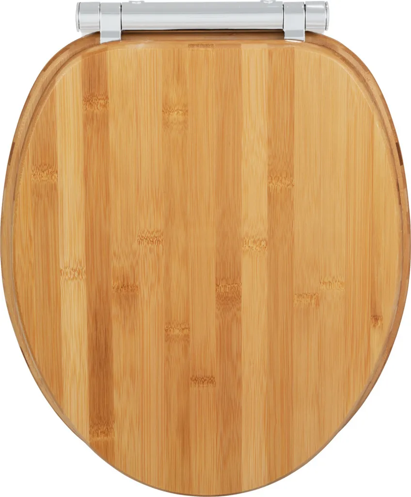 Abattant WC en Bois de Bambou Bambusa - Lunette de Toilette Universelle