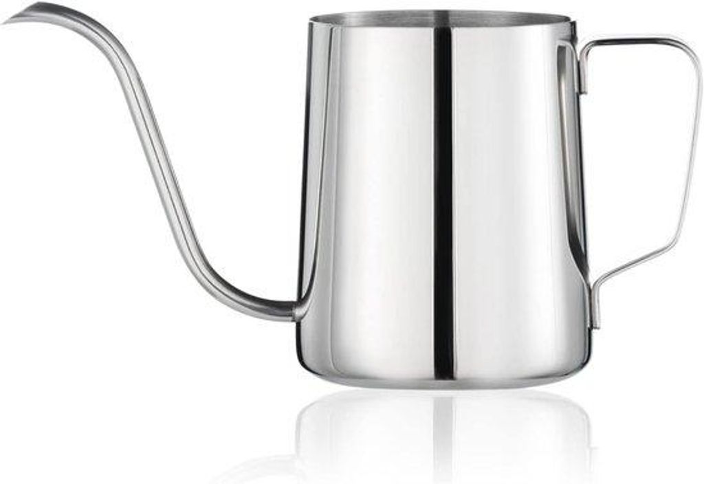 Gietkoffiezetapparaat für Camping und Reisen, 12oz/350ml, Handbetriebenes Wasserdispenser mit Precisie-Flow Auslauf