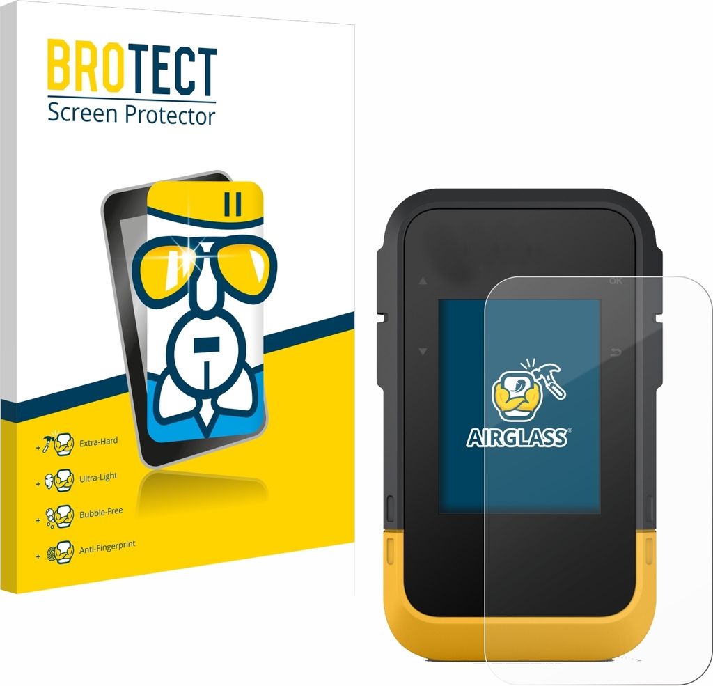 BROTECT Schutzglas für Garmin eTrex SE Schutzfolie Panzer Folie Glas Display Schutz klar