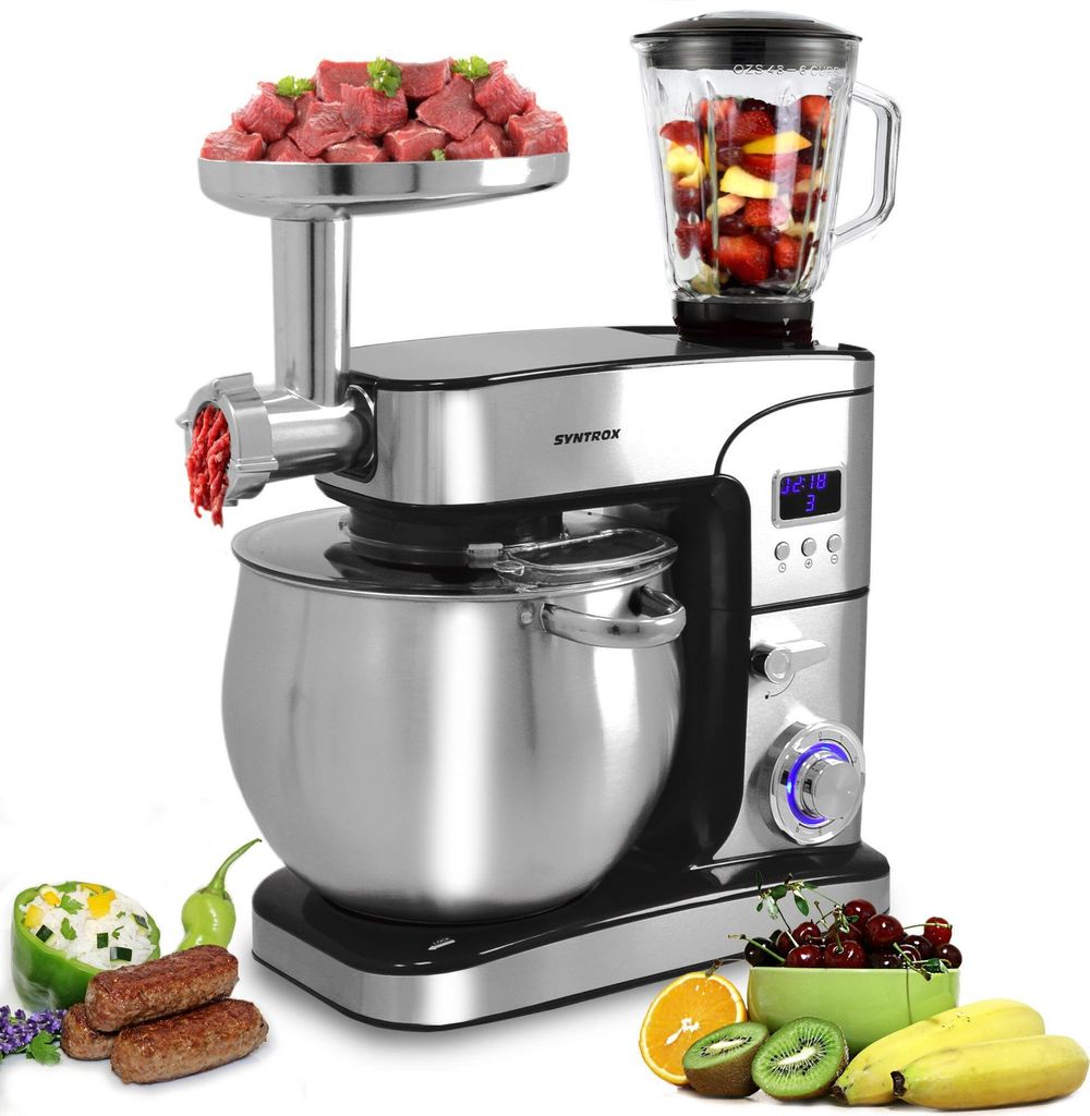 12,0 l Küchenmaschine Snorfu mit Fleischwolf | Mixer | Teigknetmaschine