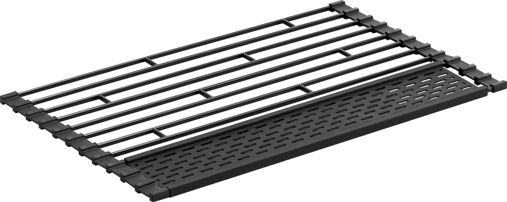 Yamazaki Tower Scolapiatti Pieghevole 42x26 Nero | Design Giapponese - 11
