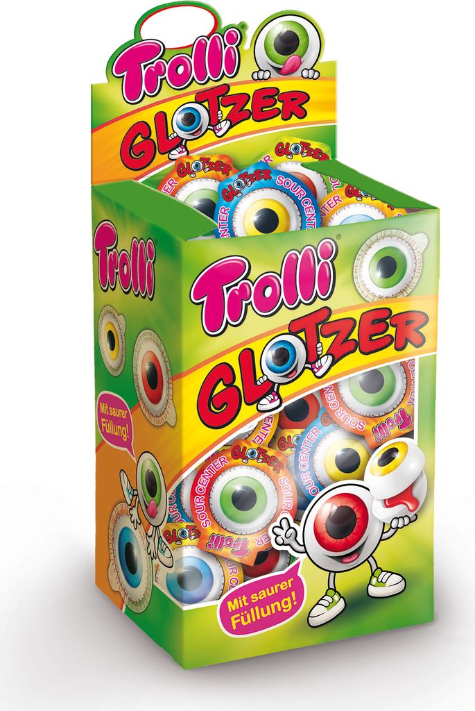 Trolli Fruchtgummi-Augen "Glotzer" 40 Stück à 18,8g, 752g Produktbild 